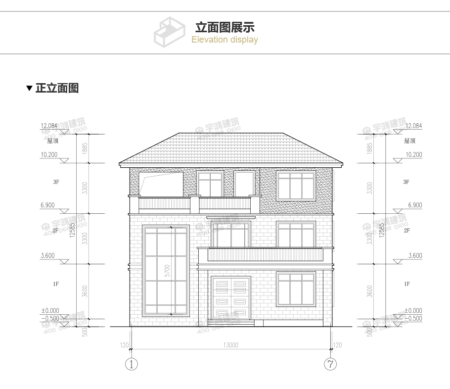 150平漂亮新中式農(nóng)村別墅設(shè)計(jì)圖紙