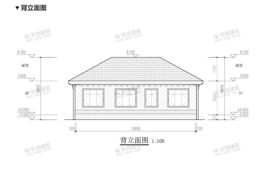 12萬精致農村一層平房設計圖，簡單時尚實用